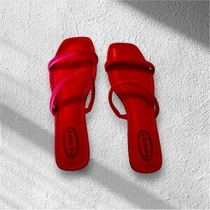 Scoop NYC Pink Sandals Minimalist Design